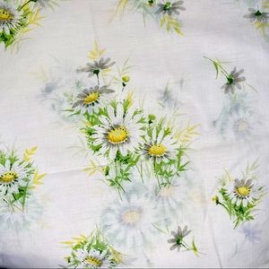 Vintage Sheets Springmaid Wondercale, Daisy, King